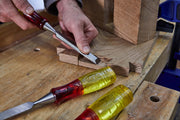 Marples M373 Split-Proof Bevel Edge Chisels 6-Piece Wooden Box Set by IRWIN – 1 - pack, Multi, Pack of 6, Model MAR373S6