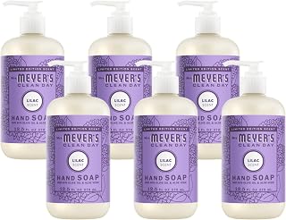 Mrs. MEYER'S CLEAN DAY Liquid Hand Soap Bottle, Lilac, 12.5 Fl Oz (Pack of 6)