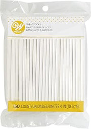 Wilton Lollipop Sticks, Cake Pop Sticks, 4 in., 150-Count