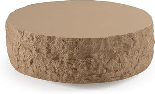 Quarry - Modern Beige Round Coffee Table