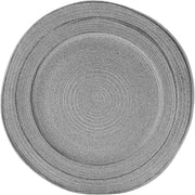 Elite Global Solutions D1134ST-GSD Irregular Round Plate, 11 3/4" Dia. x 1" h., Melamine, Granite Stone Design (Pack of 6)