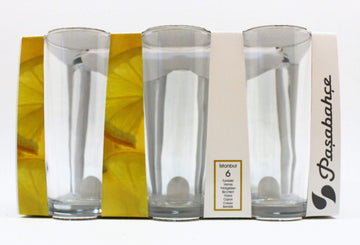 Raki Glasses - 6pcs by Pasabahce – 5.8 Ounces, 5.75 ounces, Glass, Clear, Model COMINHKG017376