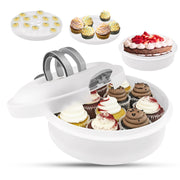 Southern Homewares Dessert Carrier Set, 3 Piece Plastic, Clear