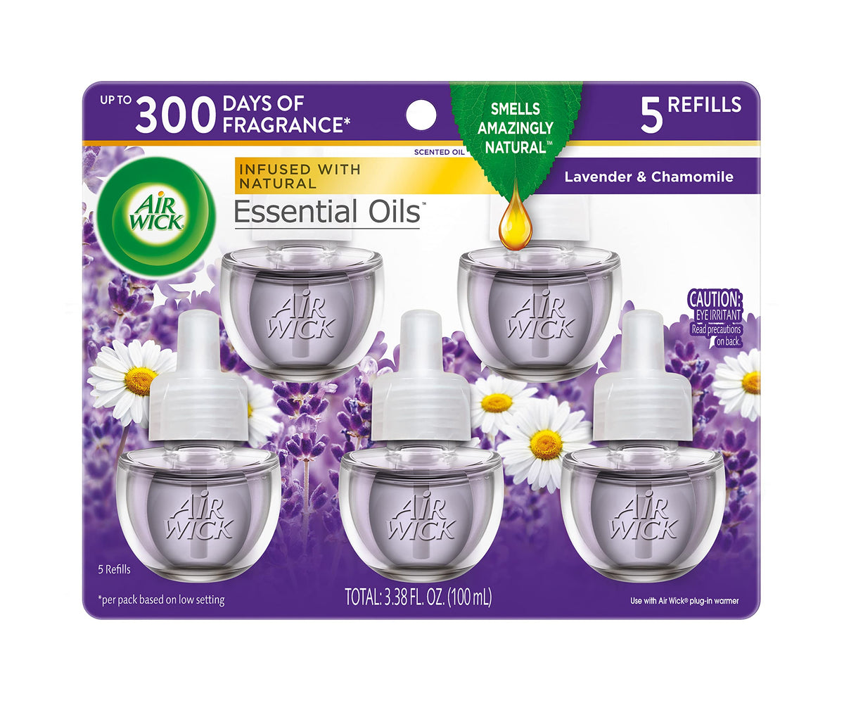 Air Wick 1.65 Fl Oz (Pack of 2) / 5 ct / Lavender & Chamomile Electric