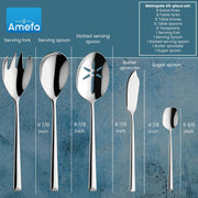 Amefa Metropole / 3.35" H x 9.84" L x 4.5" W / Formal Dinner Knives