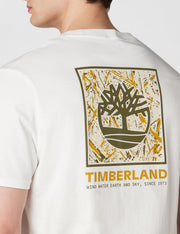 Men's Short Sleeve Stack Camo Tee by Timberland – Cotton, White