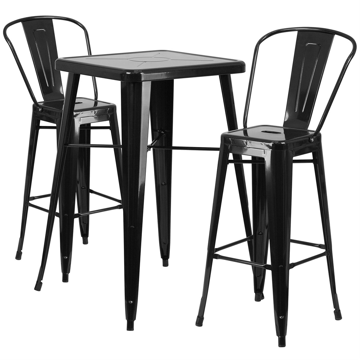 Flash Furniture Blue / 40 x 27.75 x 27.75 / Contemporary Bar Sets