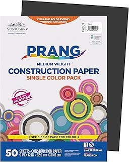 Prang Construction Paper, Stack, One Color, Standard Weight | Formerly SunWorks, P6303