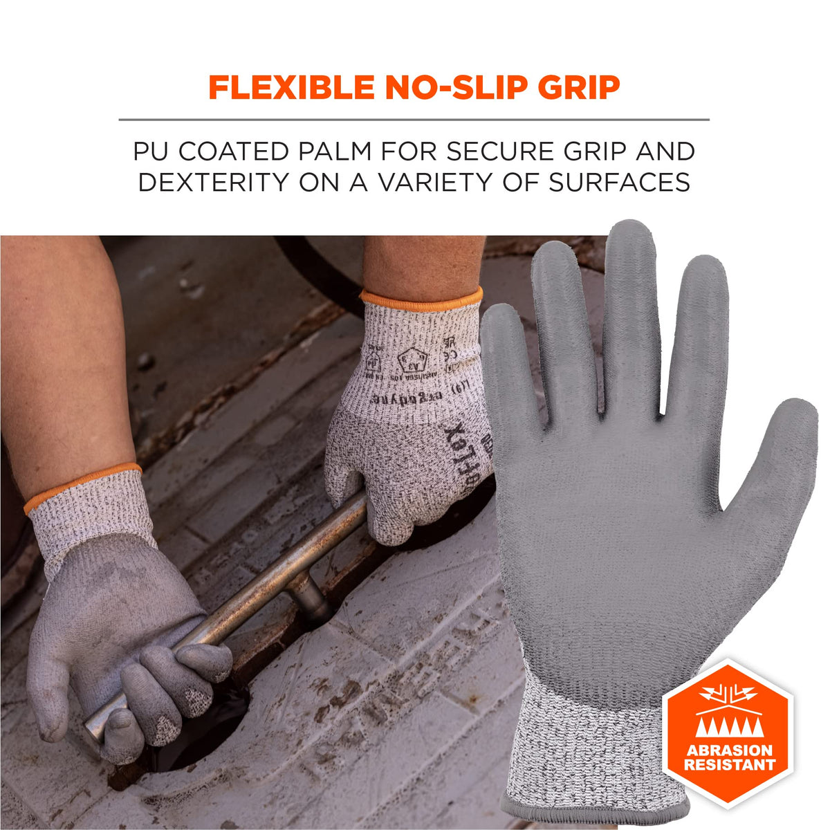 Ergodyne XX-Large / Gray / Work Utility Cut Resistant Gloves