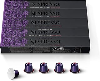 Nespresso Original, Arpeggio Decaffeinato, 50-Count Espresso Coffee Pods