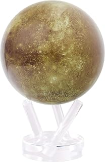 MOVA Self Rotating Globe, Mercury Classic (4.5") | solar powered globe, no batteries or cords, gift for astronomy lovers, premium kinetic display, space desk decor