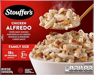 Stouffer's Chicken Alfredo Pasta, Family Size Frozen Meal, 31 Oz