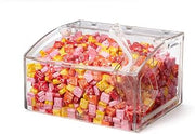Rosseto SA129 Clear 2.1 Gal. (8L) Scoop Bin with Scoop