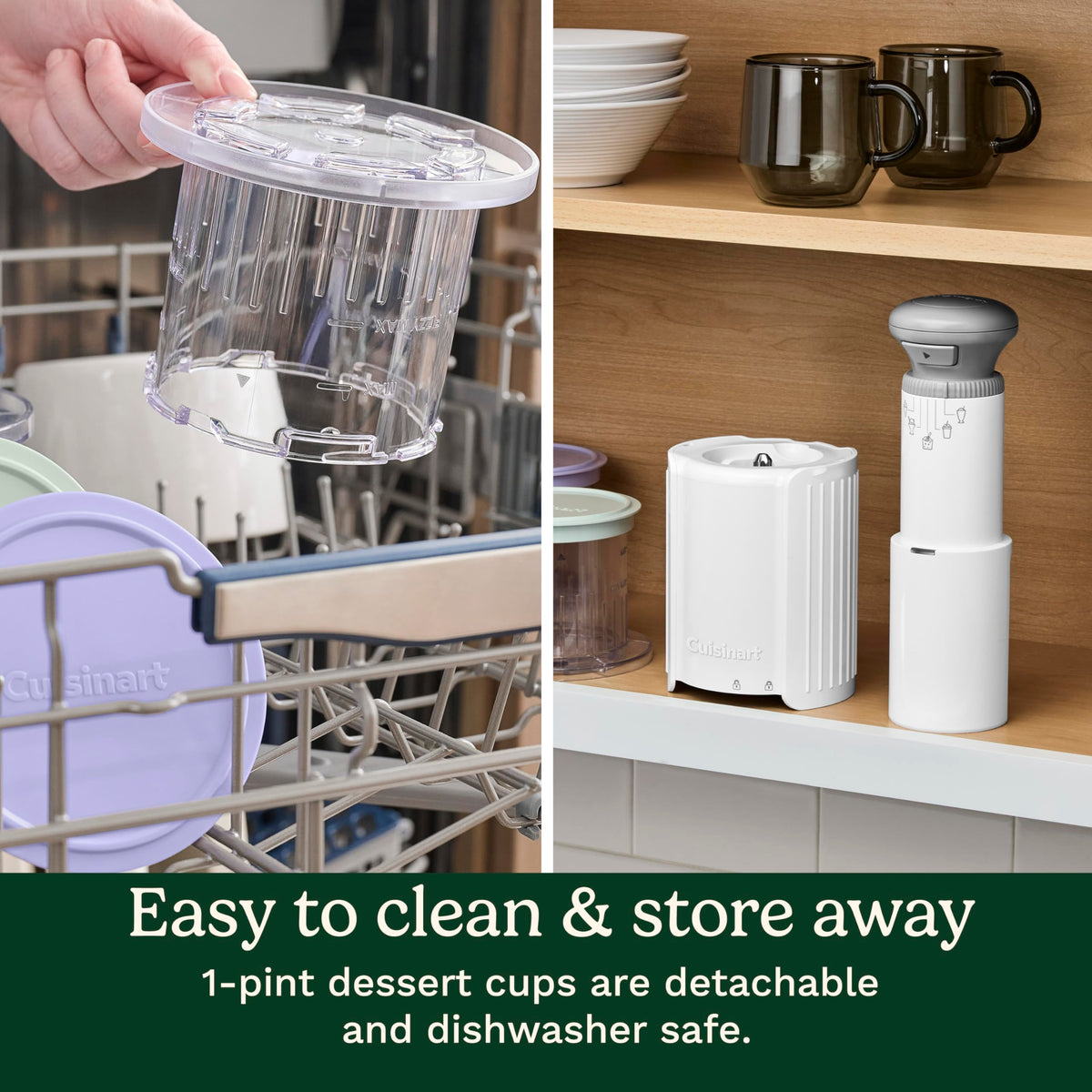 Cuisinart FastFreeze Max, Pastel / 1-Pint / 1.0 pints Ice Cream Machines