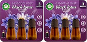 Essential Mist Scented Oil Air Freshener Diffuser Refills by Air Wick – 3 Count (0.67 fl oz Each, Pack of 2), Violeta, Pack of 2, Model 6233800135