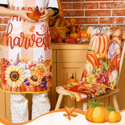 Newcotte Pumpkin Gnomes Kitchen Apron Set, 10 Pack, Thanksgiving Designs