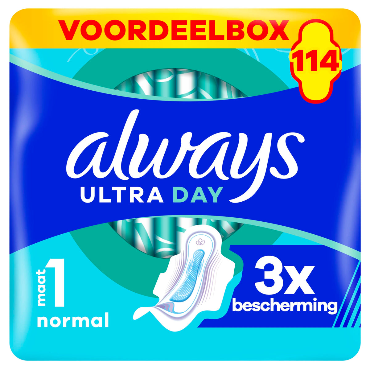 Always 114 Count (Pack of 1) / With Wings / Asp4640207 Sanitary Napkins