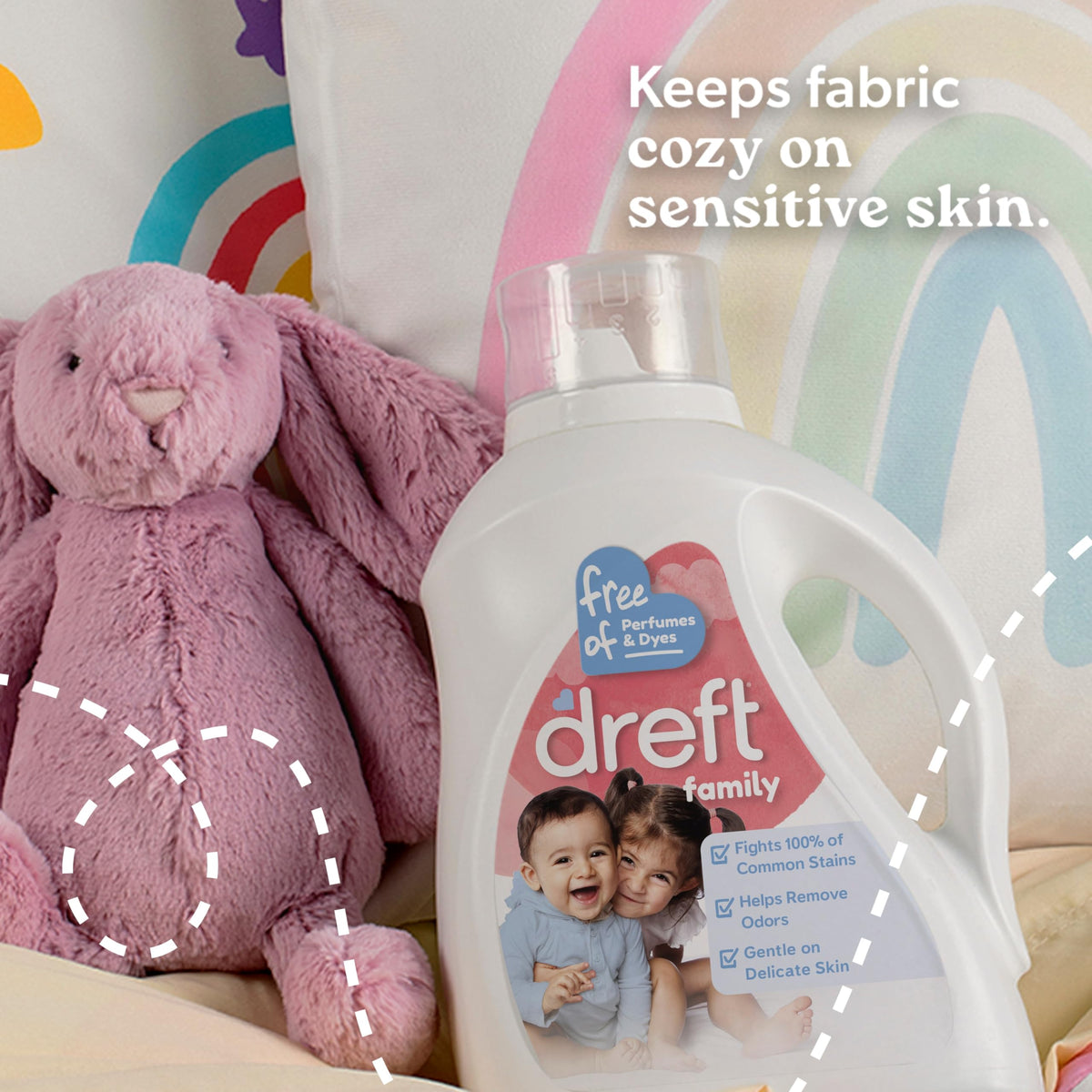 Liquid Laundry Detergent for Family by Dreft – 84 Fl Oz (Pack of 1), Model P_3513