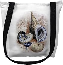 Betsy Drake Four Shells Medium Tote Bag 16x16