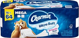 Charmin, Ultra Soft Mega Rolls Toilet Tissue, 16 Count