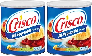 Crisco All-Vegetable Shortening, 48 Ounce (Pack of 2)
