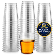Stock Your Home 250 Pack / 1.5 ounces / Clear Shot Glasses