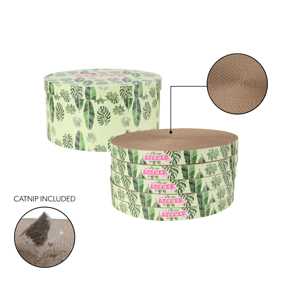THE LICKER STORE Mint/Green / 12" / Modern;Mid-Century;Classic;Transitional;Traditional;Cottage;Casual Scratching Pads