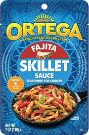 Ortega Fajita Skillet Sauce, 7 Ounce (Pack of 6)