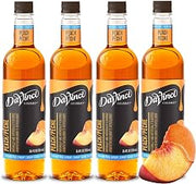 DaVinci Gourmet Sugar-Free Peach Syrup, 25.4 Ounce (Pack of 4)