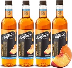 DaVinci Gourmet Sugar-Free Peach Syrup, 25.4 Ounce (Pack of 4)