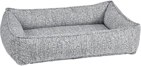 Bowsers Lakeside Pinched Edge Diamond Microvelvet Urban Lounger Bed (SML)