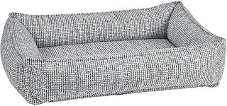 Bowsers Lakeside Pinched Edge Diamond Microvelvet Urban Lounger Bed (SML)