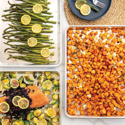 +Naturals® Baker's Half Sheet 3 Pack by Nordic Ware – 17.88x12.88x1.06 inches, Aluminum, Silver, Pack of 3, Model 12407M
