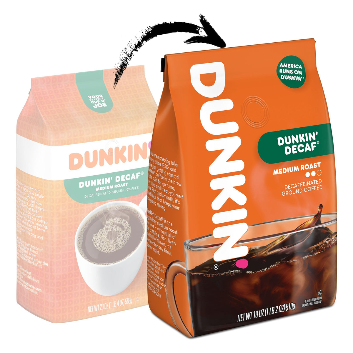 Dunkin' Dunkin' Decaf / 18 Ounce (Pack of 1) / 1 Ground Coffee