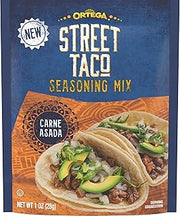 Ortega Street Taco Seasoning Mix, Carne Asada, 1 Ounce (Pack of 12)