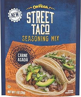 Ortega Street Taco Seasoning Mix, Carne Asada, 1 Ounce (Pack of 12)