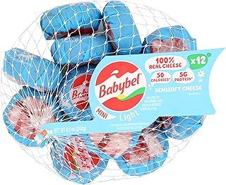 Mini Babybel Light Snack Cheese, Cheddar, 8.5 Ounce