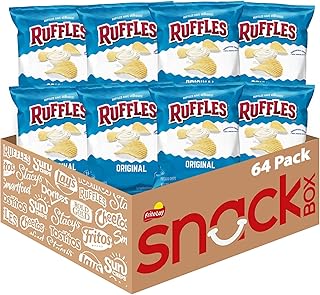 Ruffles Original Potato Chips, 1.5 Ounce (Pack of 64)