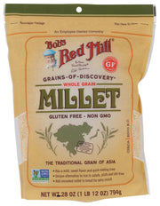 Bob's Red Mill 28 Ounce (Pack of 1) / Resealable / 1 Millet