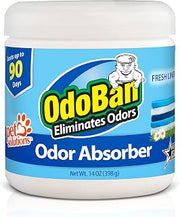 OdoBan Solid Odor Absorber Eliminator, 14 Oz, Fresh Linen Scent