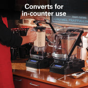 Hamilton Beach Commercial 64 Ounce / 2 Liter / HBH755R / Black/Clear Countertop Blenders
