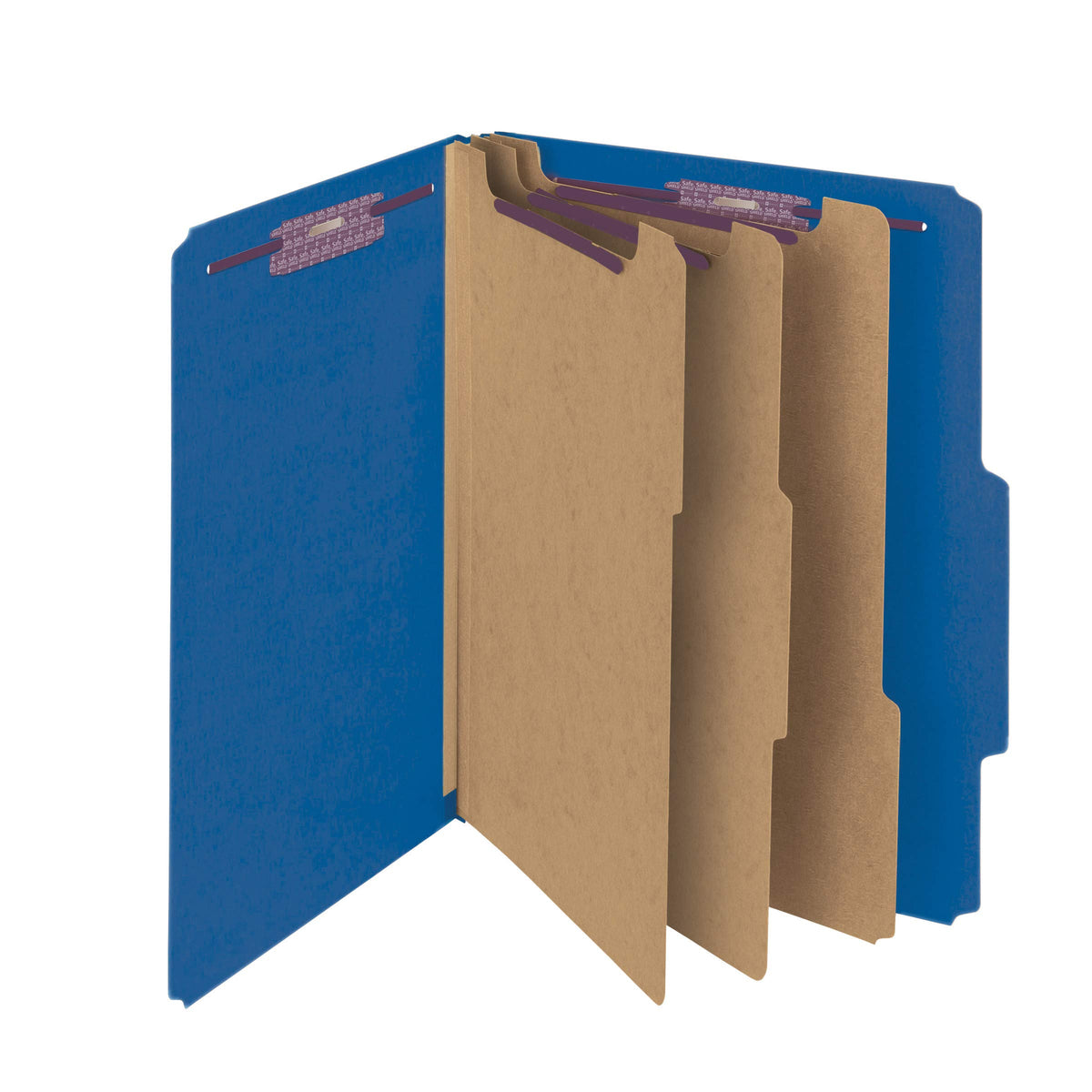 SMEAD Dark Blue / 1 / 10 Count (Pack of 1) Top Tab Classification Folders