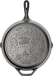 Lodge Pre-Seasoned Cast Iron Skillet, 12 Inches, Pennsylvania