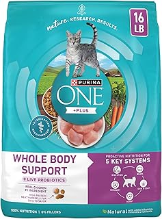 Purina ONE Plus Whole Body Support with Chicken Dry Cat Food - 16 lb. Bag