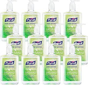 Purell Naturals Hand Sanitizer Gel, Pump Bottle, 12ct x 12 fl oz - 9629-12