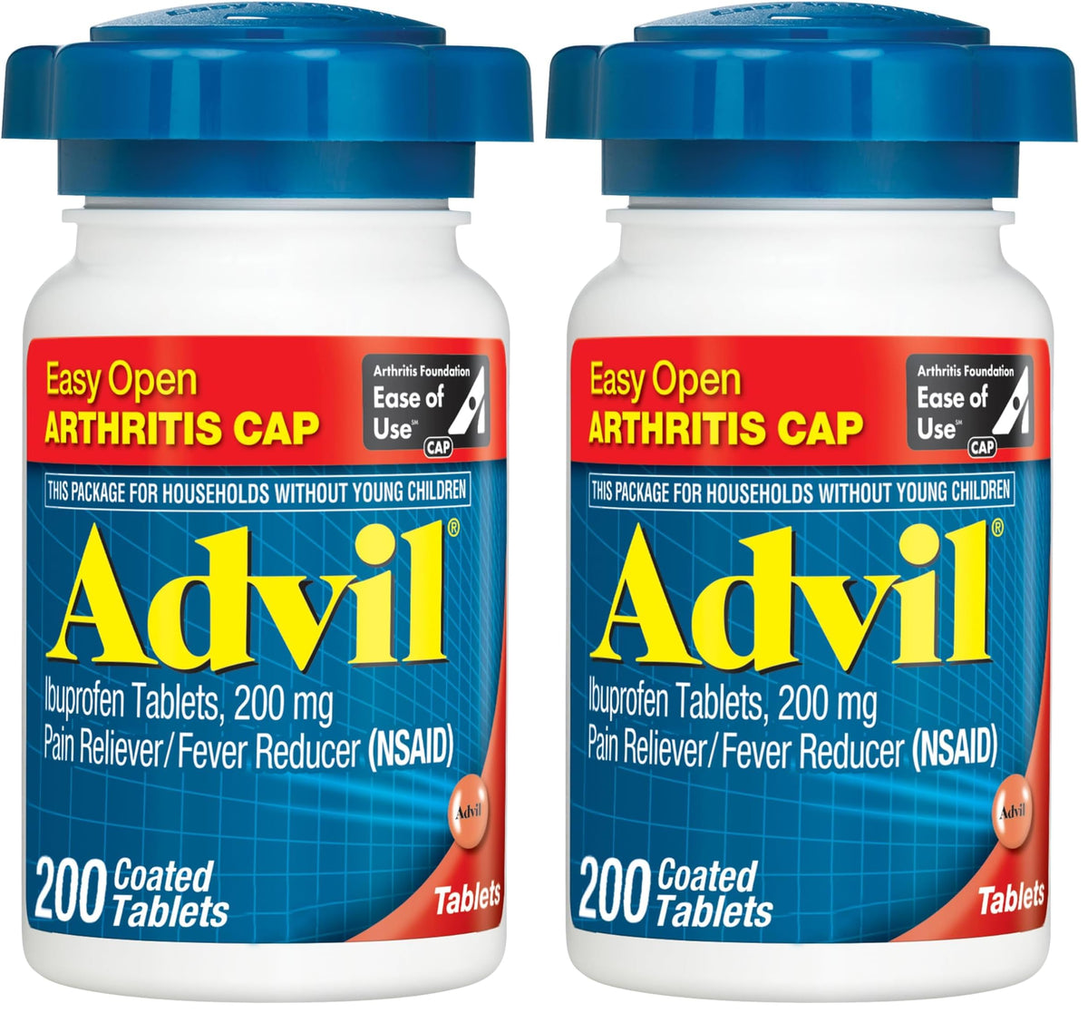 Advil Coated Tablets / 200mg (Pack of 12) / Coated Tablets ( (200mg) Ibuprofen
