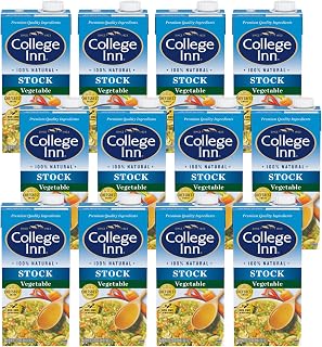 College Inn 100% Natural Vegetable Stock, 32 Oz Carton (Pack of 12)