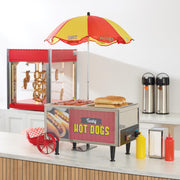Benchmark Mini Cart Hotdog Steamer by Benchmark USA – 1 Count (Pack of 1), Stainless Steel, Model 60072