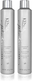 Kenra Platinum Finishing Spray 26 | Maximum Hold Hairspray | Fast-drying, Non-Flaking, Non-Drying | Humidity-Resistant |All-Day Style Retention |High-Shine Finish |All Hair Types