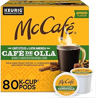 McCafe Cafe Styles of Latin America Cafe de Olla, Keurig Single Serve K-Cup Coffee Pods, 20 Count